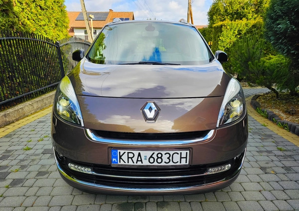 Renault Grand Scenic cena 38900 przebieg: 159800, rok produkcji 2013 z Kraków małe 529